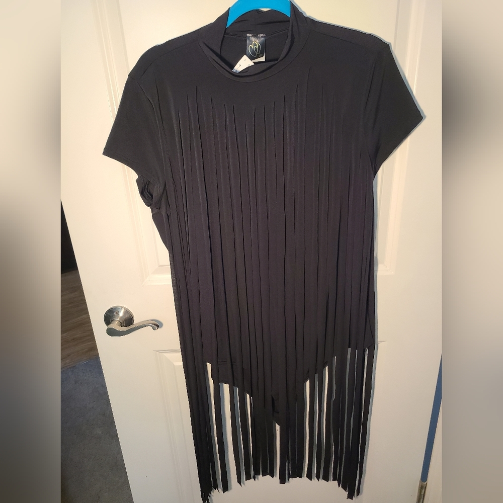 NWT 3X Fringed Body Suit